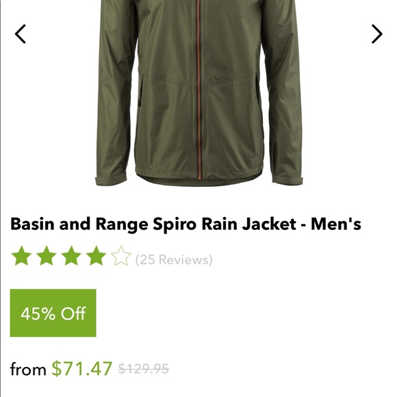 Basin and Range Spiro Rain Jacket - XL - Picture 2 of 8